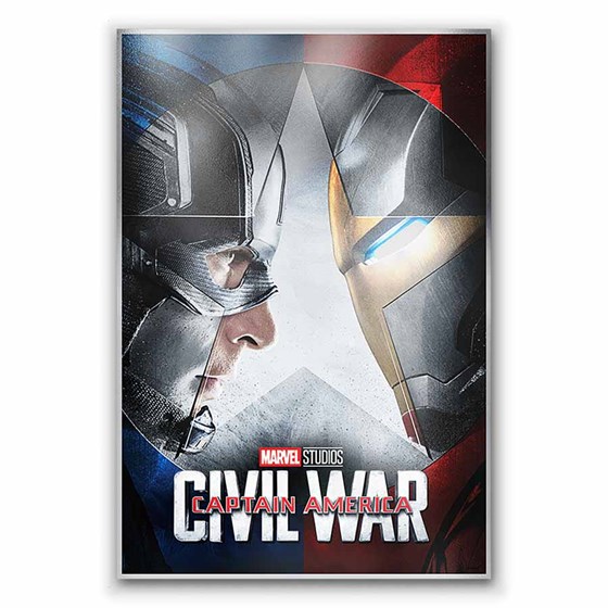 2025 Niue 1.5 oz Silver $2 Marvel Infinity: Cap America Civil War 2025 Niue 1.5 oz Silver $2 Marvel Infinity: Cap America Civil War