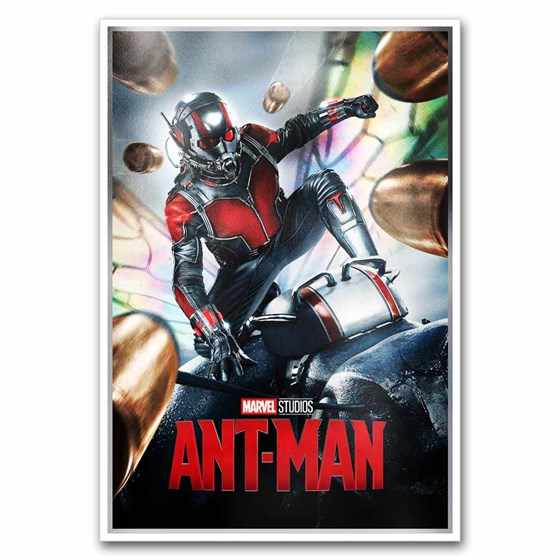 2025 Niue 1.5 oz Silver $2 Marvel Infinity Saga Foil: Ant-Man