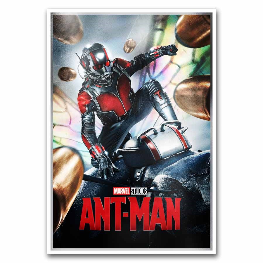 2025 Niue 1.5 oz Silver $2 Marvel Infinity Saga Foil: Ant-Man