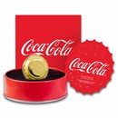 2025 Niue 1 gram Gold Coca-Cola® Bottle Cap w/ Box & COA