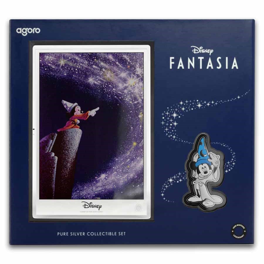 2025 Niue 1 oz + 5g Silver $2 Disney Fantasia Mickey Collectibles