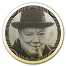 2025 Niue 1 oz Gold $100 ICON Sir Winston Churchill (Prooflike)
