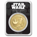 2025 Niue 1 oz Gold $250 Star Wars: Luke Skywalker Bullion Coin