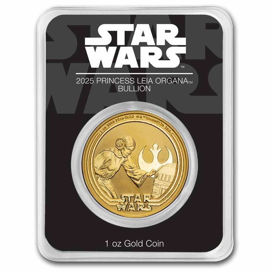 Buy 2025 Niue 1 oz Gold $250 Star Wars Princess Leia | APMEX