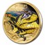2025 Niue 1 oz Gold Australian Tiger Snake Deadly & Dangerous PF