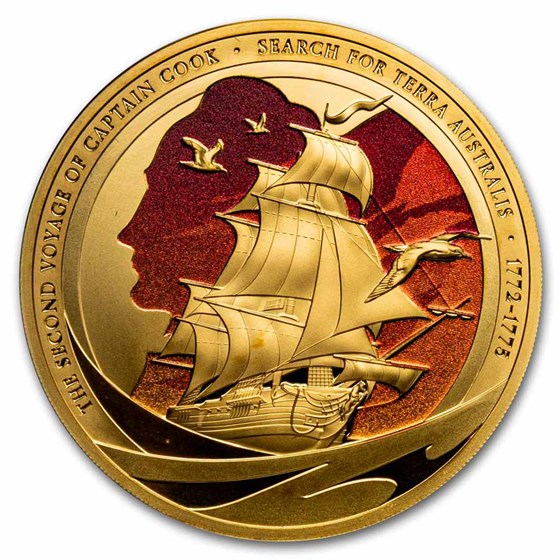 2025 Niue 1 oz Gold Captain Cook The Search for Terra Australis 2025 Niue 1 oz Gold Captain Cook The Search for Terra Australis