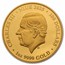 2025 Niue 1 oz Gold Proof Australia at Night (Bottlenose Dolphin)