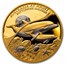 2025 Niue 1 oz Gold Proof Australia at Night (Bottlenose Dolphin)