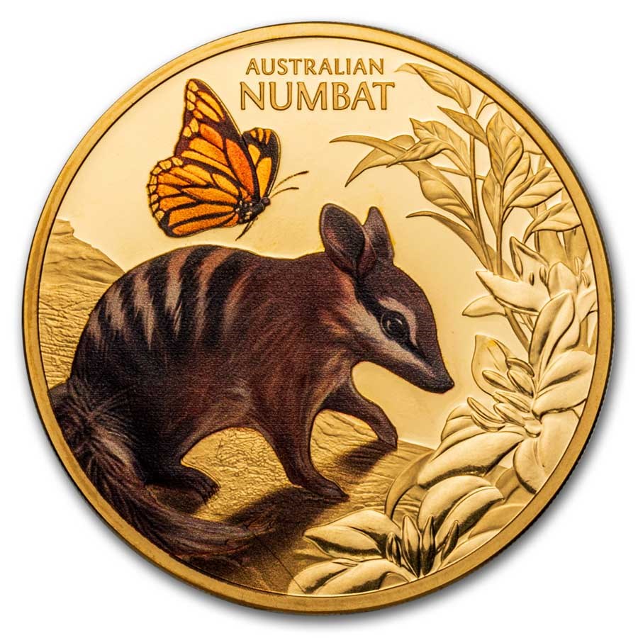 2025 Niue 1 oz Gold Proof Baby Numbat (w/ Box & COA)