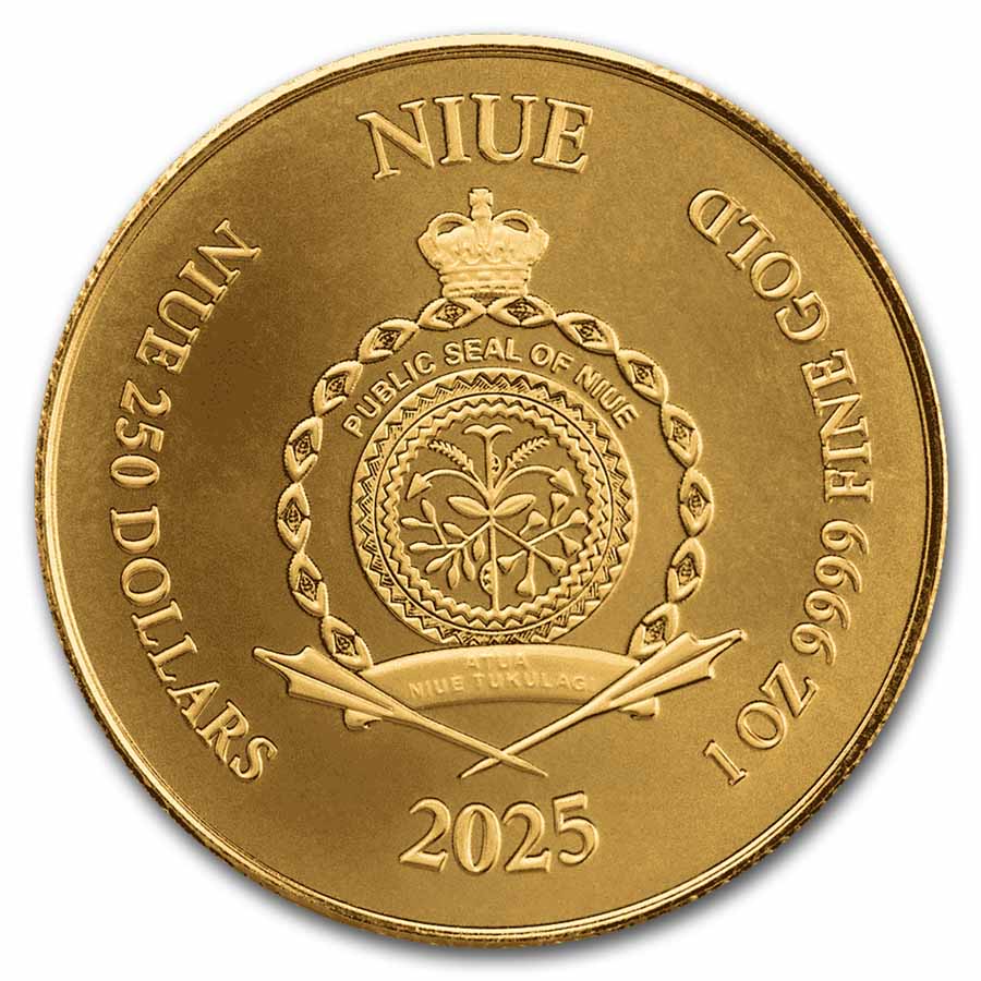 2025 Niue 1 oz Gold Proof-Like Lady Justice Coin | eBay