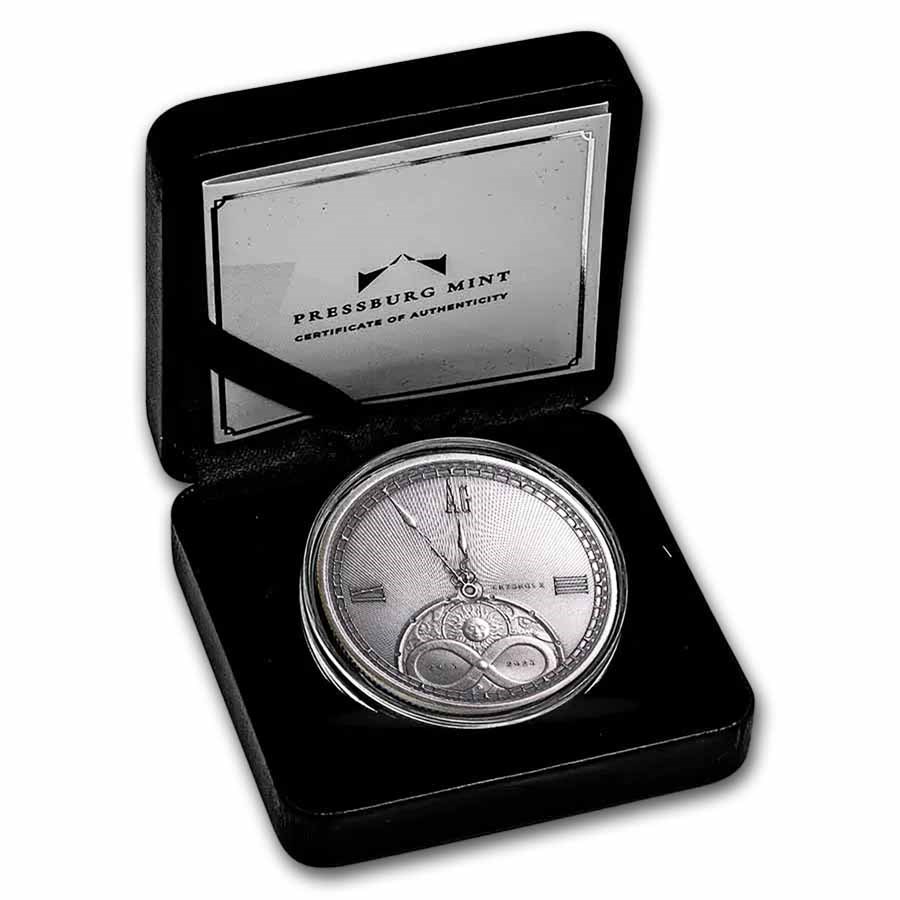 2025 Niue 1 oz Silver $2 Chronos (Antiqued)