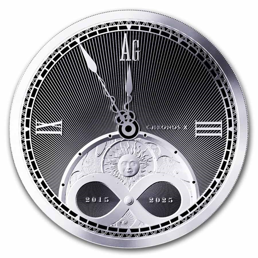 2025 Niue 1 oz Silver $2 Chronos (Prooflike)