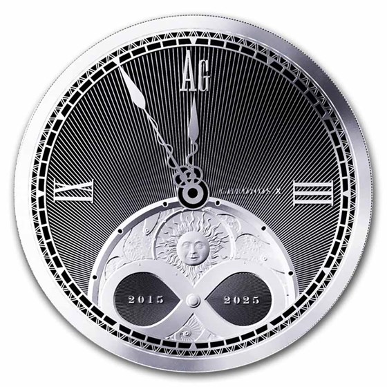 2025 Niue 1 oz Silver $2 Chronos (Prooflike) 2025 Niue 1 oz Silver $2 Chronos (Prooflike)