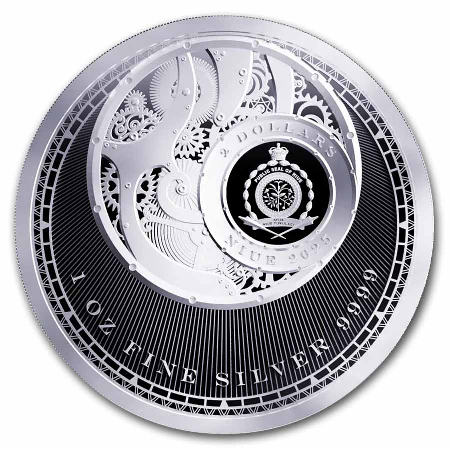 ニウエ 2025 クレーン ハーモニー & 長寿 $100 1 オンス ピュア ゴールド プルーフ OGP ミンテージ 50 2025