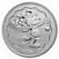 2025 Niue 1 oz Silver $2 Disney Mickey Christmas BU