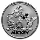 2025 Niue 1 oz Silver $2 Disney Mickey, Donald & Goofy BU 2025 Niue 1 oz Silver $2 Disney Mickey, Donald & Goofy BU