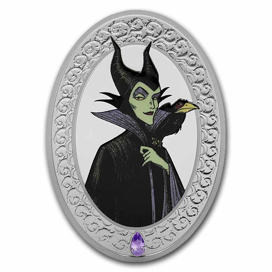 2025 Niue 1 oz Silver $2 Disney Villains: Maleficent