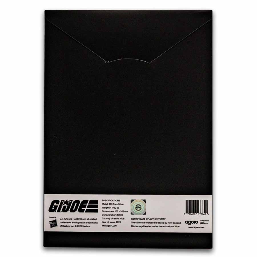 Buy 2025 1 oz Silver G.I Joe -Real American Hero Foil | APMEX