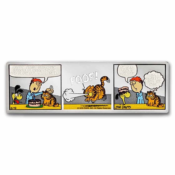 2025 Niue 1 oz Silver $2 Garfield's 1st Birthday 2025 Niue 1 oz Silver $2 Garfield's 1st Birthday