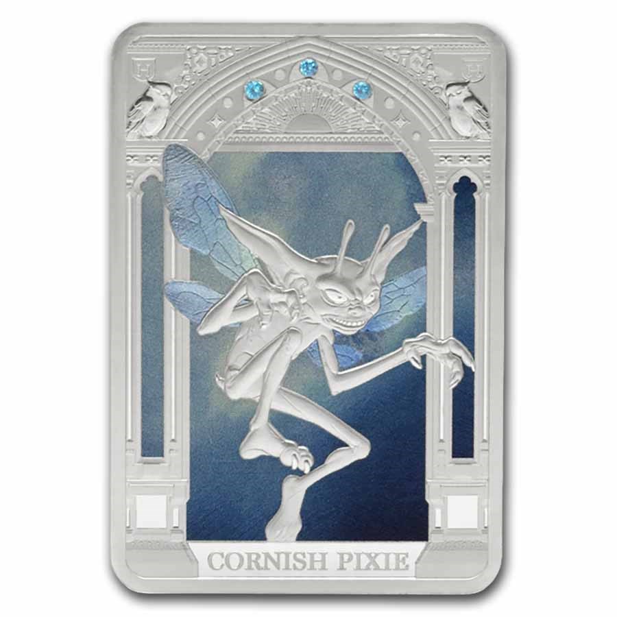 2025 Niue 1 oz Silver $2 HP Magical Creatures: Cornish Pixie