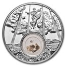 2025 Niue 1 oz Silver $2 In the Footsteps of Jesus Ascension
