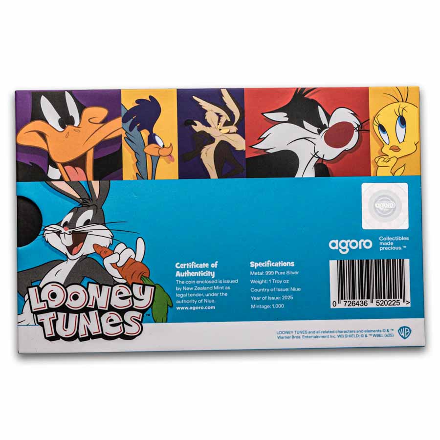 純銀　トゥーイーティー Buy 2025 1 oz Silver Looney Tunes Sylvester & Tweety | APMEX