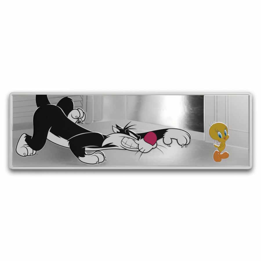 Buy 2025 1 oz Silver Looney Tunes Sylvester & Tweety | APMEX
