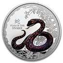 2025 Niue 1 oz Silver $2 Lunar Year of The Snake
