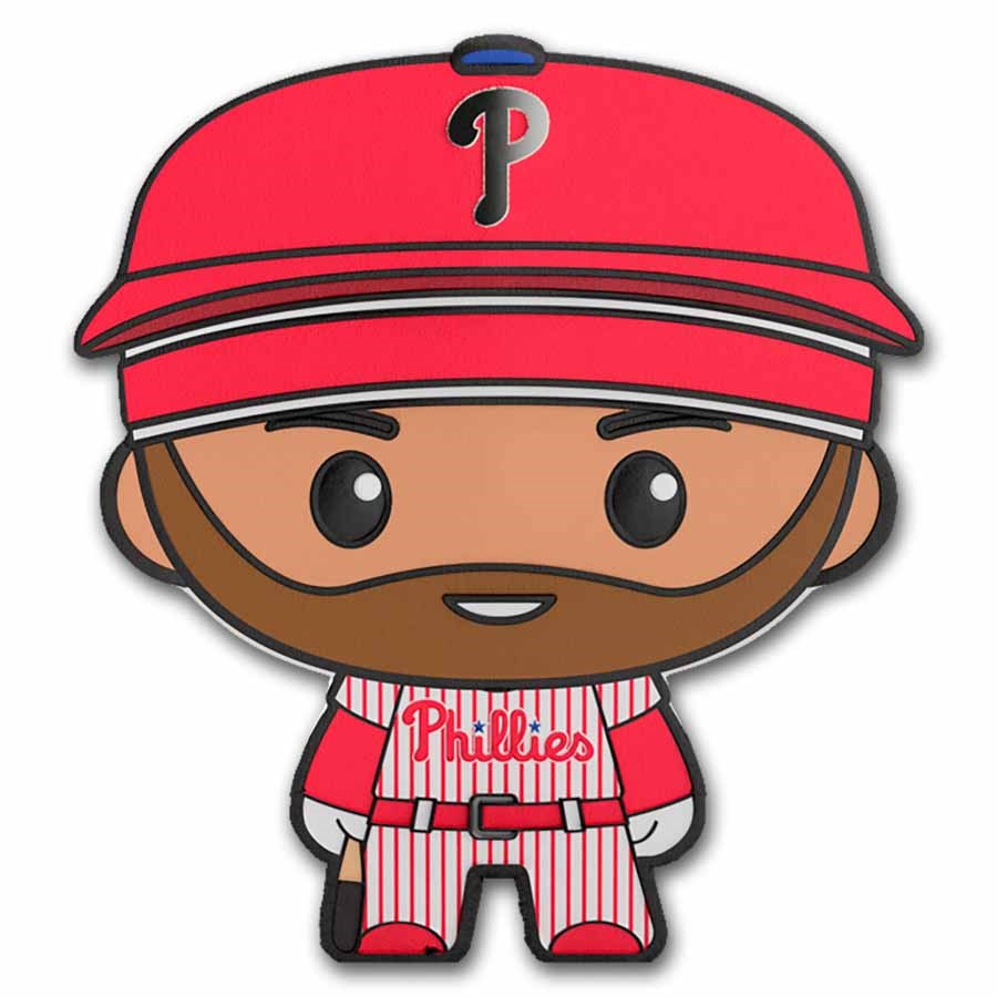 2025 Niue 1 oz Silver $2 MLB Players Chibi Series: Bryce Harper