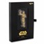 2025 Niue 1 oz Silver $2 Star Wars Droids: C-3PO Gold Gilded