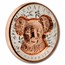 2025 Niue 1 oz Silver $2 Super Incused Rose Gold Koala