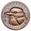 2025 Niue 1 oz Silver $2 Super Incused Rose Gold Kookaburra