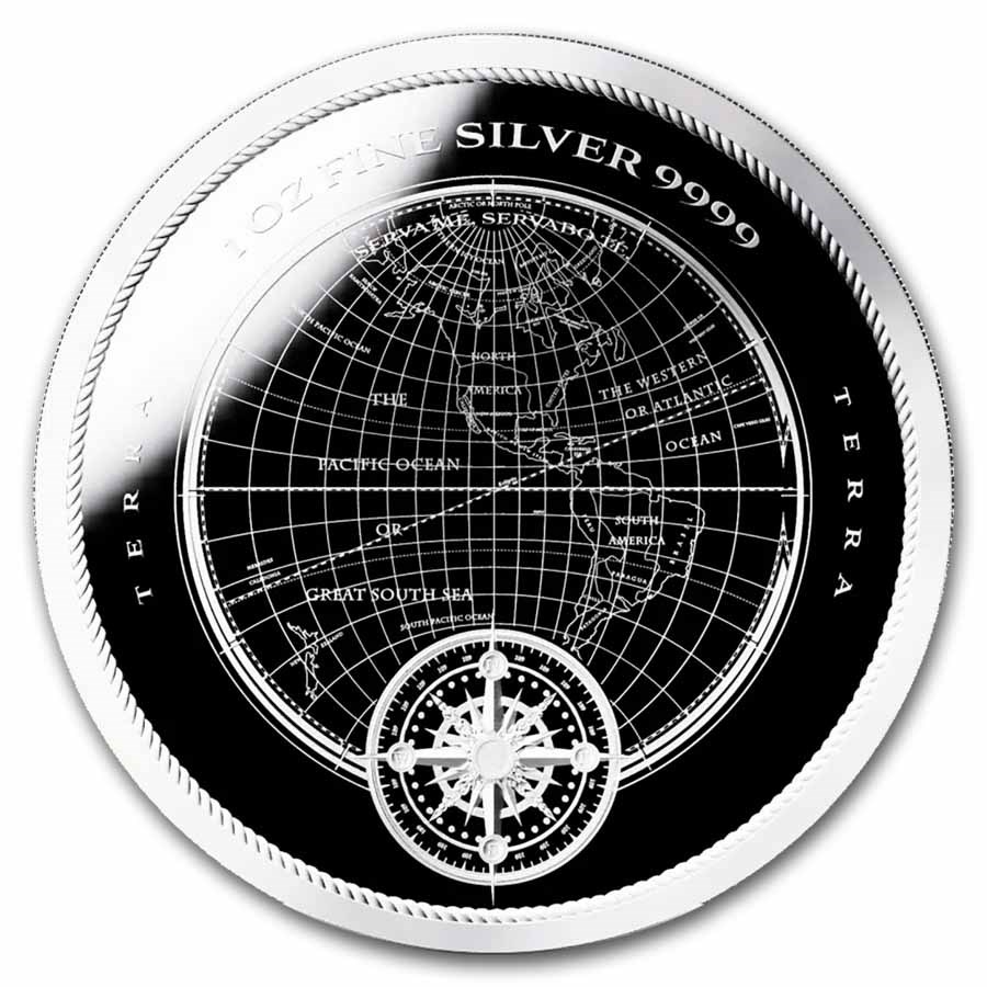 2025 Niue 1 oz Silver $2 Terra (Prooflike)