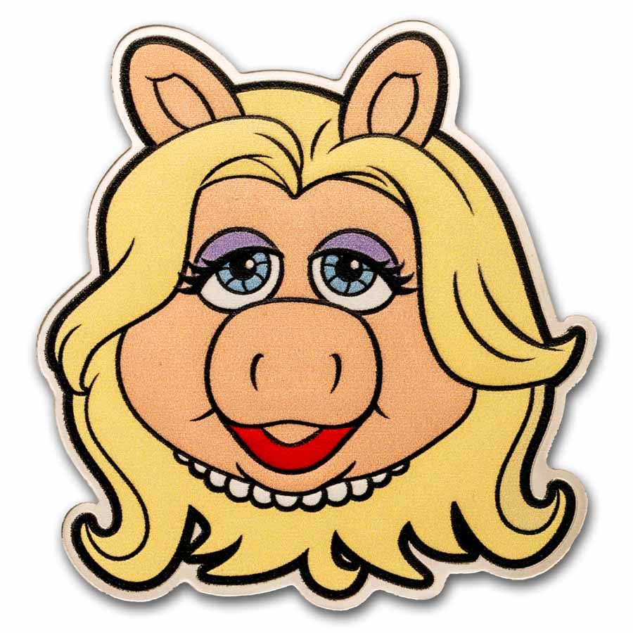 2025 Niue 1 oz Silver $2 The Muppets 70th Anniversary: Miss Piggy