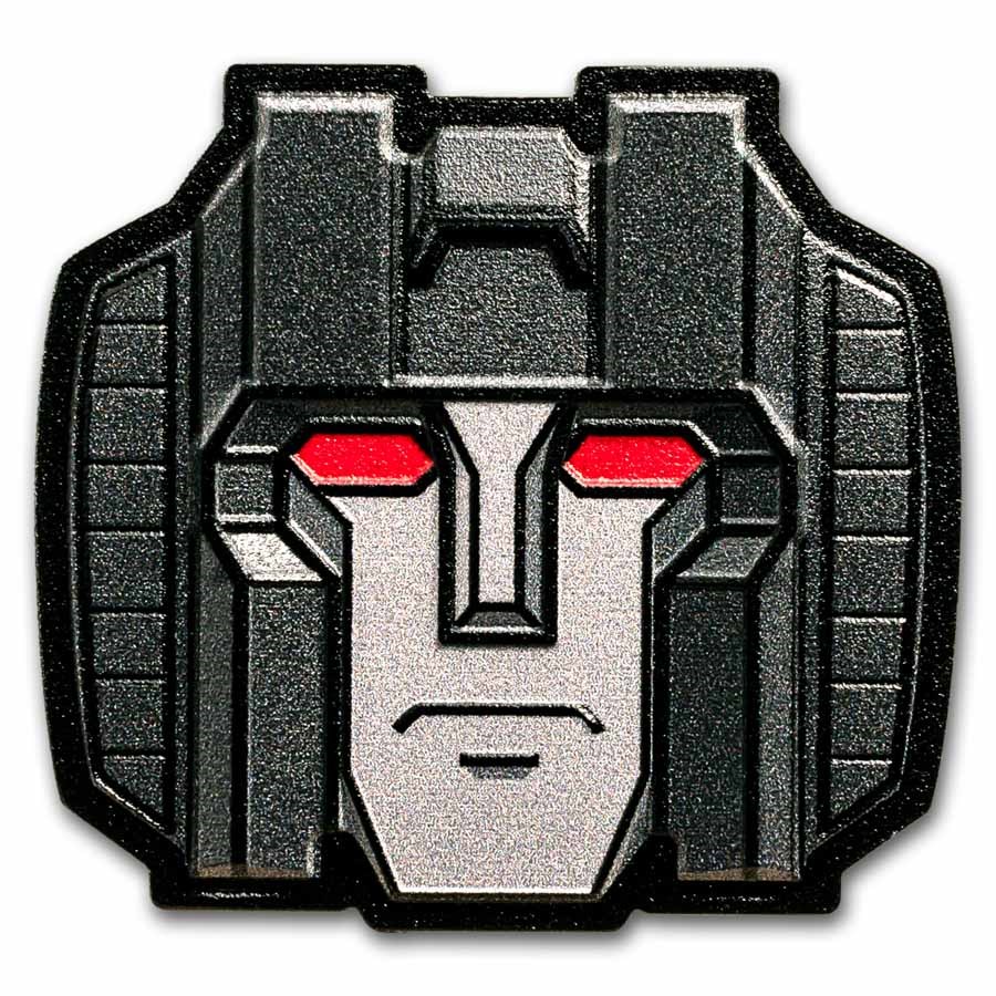 2025 Niue 1 oz Silver $2 Transformers - Starscream Head