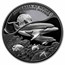 2025 Niue 1 oz Silver Australia at Night (Bottlenose Dolphin)