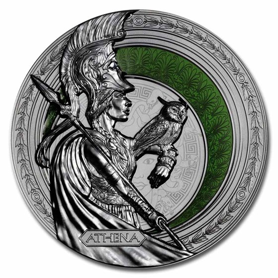 2025 Niue 1 oz Silver Black Proof Athena (with Box & COA) 2025 Niue 1 oz Silver Black Proof Athena (with Box & COA)