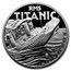 2025 Niue 1 oz Silver Black Proof RMS Titanic (with Box & COA)