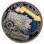 2025 Niue 1 oz Silver Bull and Bear Markets: Ruthenium Edition
