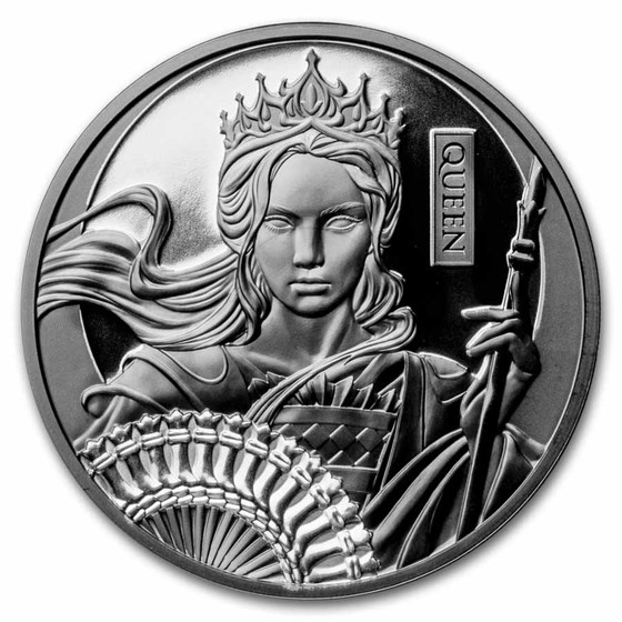 2025 Niue 1 oz Silver Chess Queen Black Proof (with Box & COA) 2025 Niue 1 oz Silver Chess Queen Black Proof (with Box & COA)