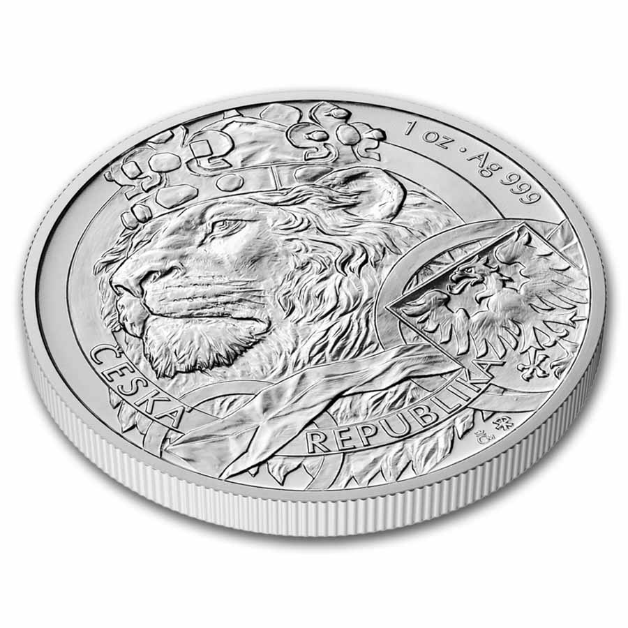 2025 Niue 1 oz Silver Czech Lion BU