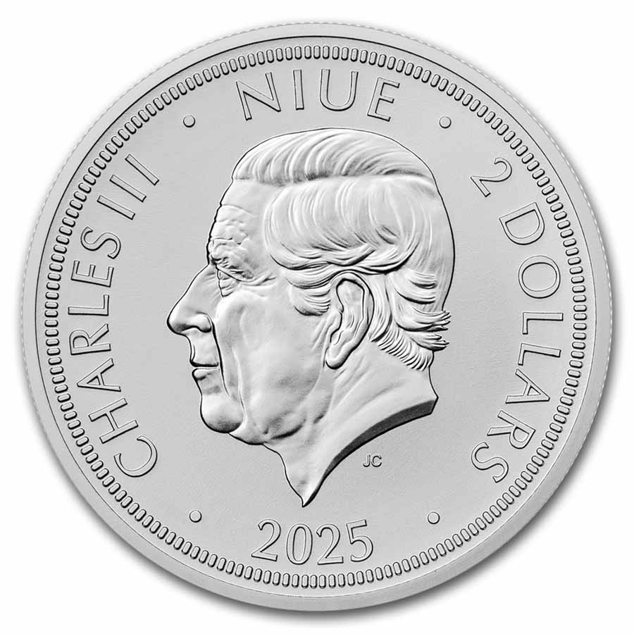 Buy 2025 Niue 1 oz Silver Czech Lion (MDP + PCGS FS) | APMEX
