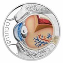 2025 Niue 1 oz Silver Proof Colorized Human Body - Eye