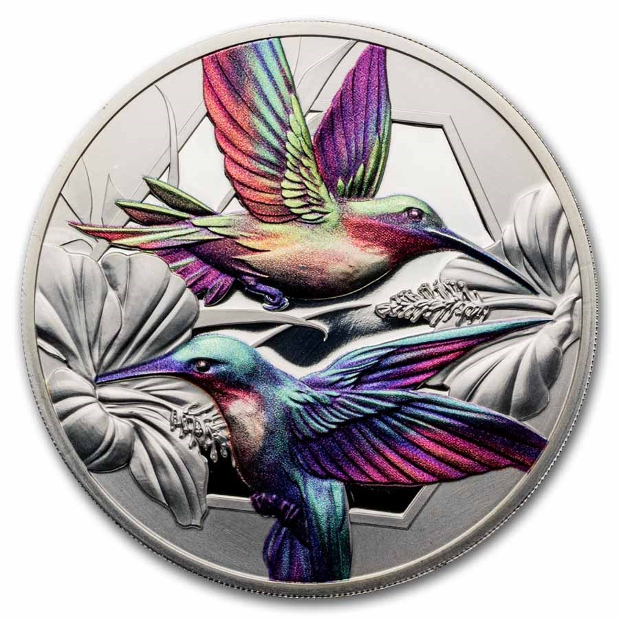 2025 Niue 1 oz Silver Proof Hummingbird (with Box & COA)