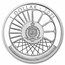 2025 Niue 1 oz Silver Proof On Wheels - Tractor Wikov 22