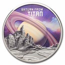 2025 Niue 1 oz Silver Proof Saturn from Titan (w/ Box & COA)