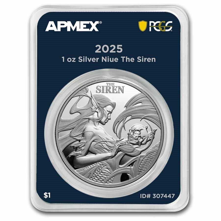 2025 Niue 1 oz Silver The Siren MD® Premier + PCGS FS