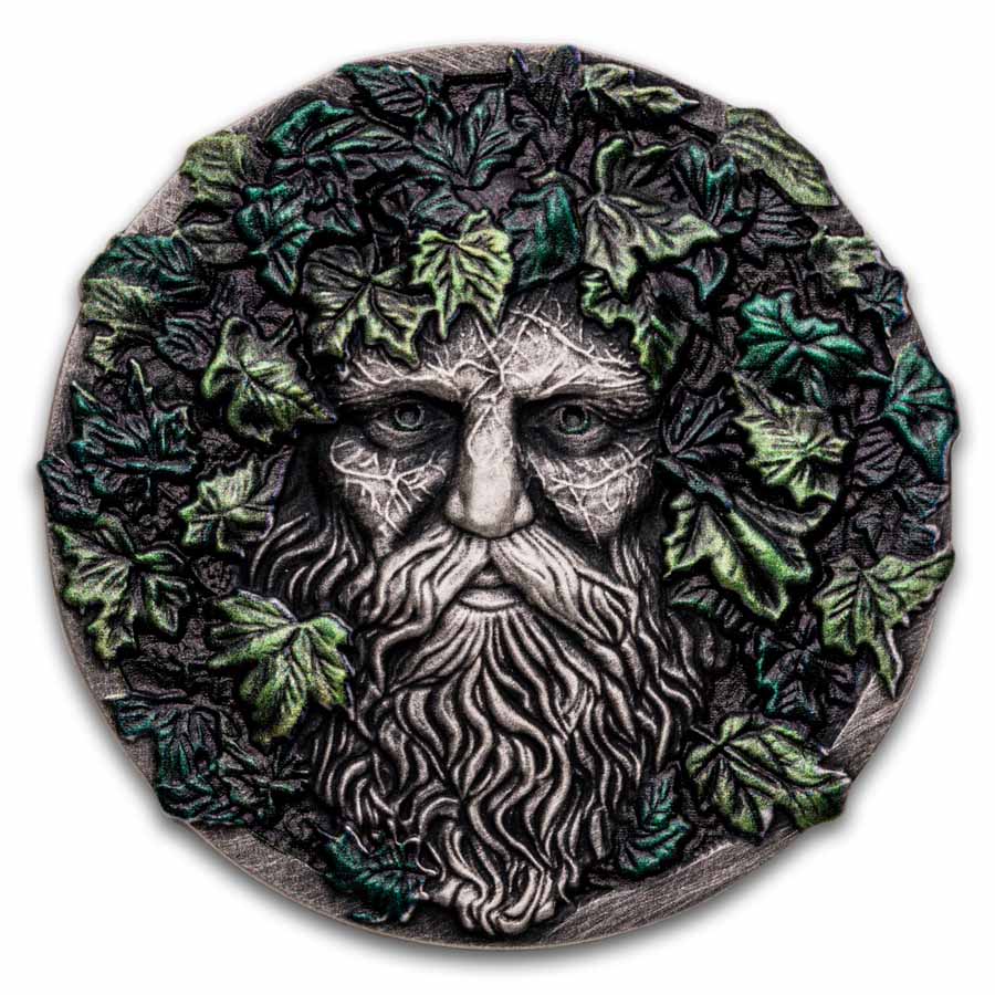 2025 Niue 2 oz Antique Silver The Forest Guardian (Box & COA)