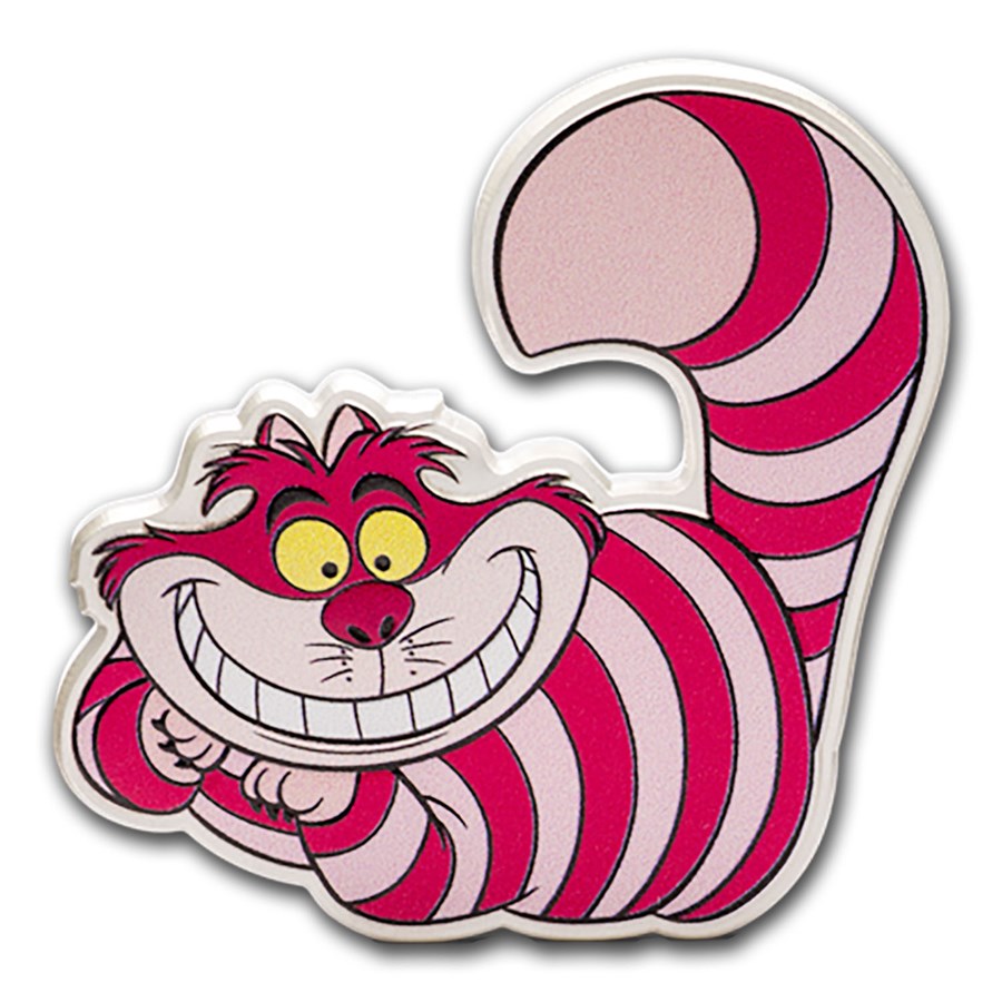 2025 Niue 2 oz Silver $3 Disney Alice in Wonderland: Cheshire Cat