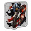 2025 Niue 2 oz Silver $3 Marvel Smash Series: Captain America UHR